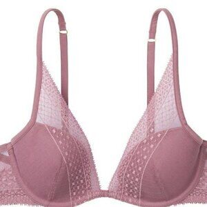 VS Incredible Lace Plunge Bra ** SZ 36D…C
